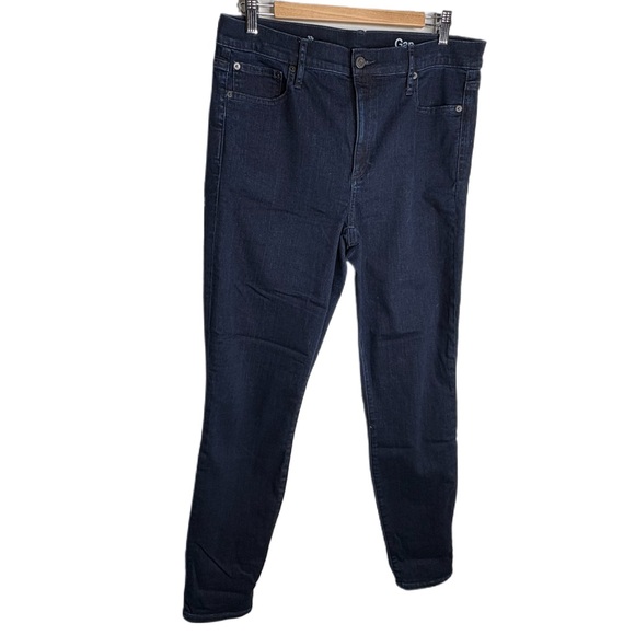 GAP Denim - GAP Dark Denim High Rise 33r